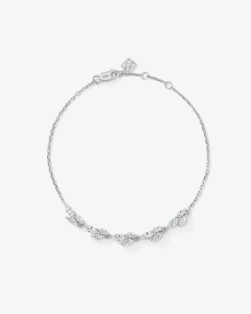 Bracelet Liane en Zircon Cubique en Argent Sterling