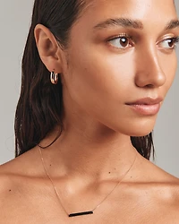 15mm Hoop Earrings 10kt Yellow Gold