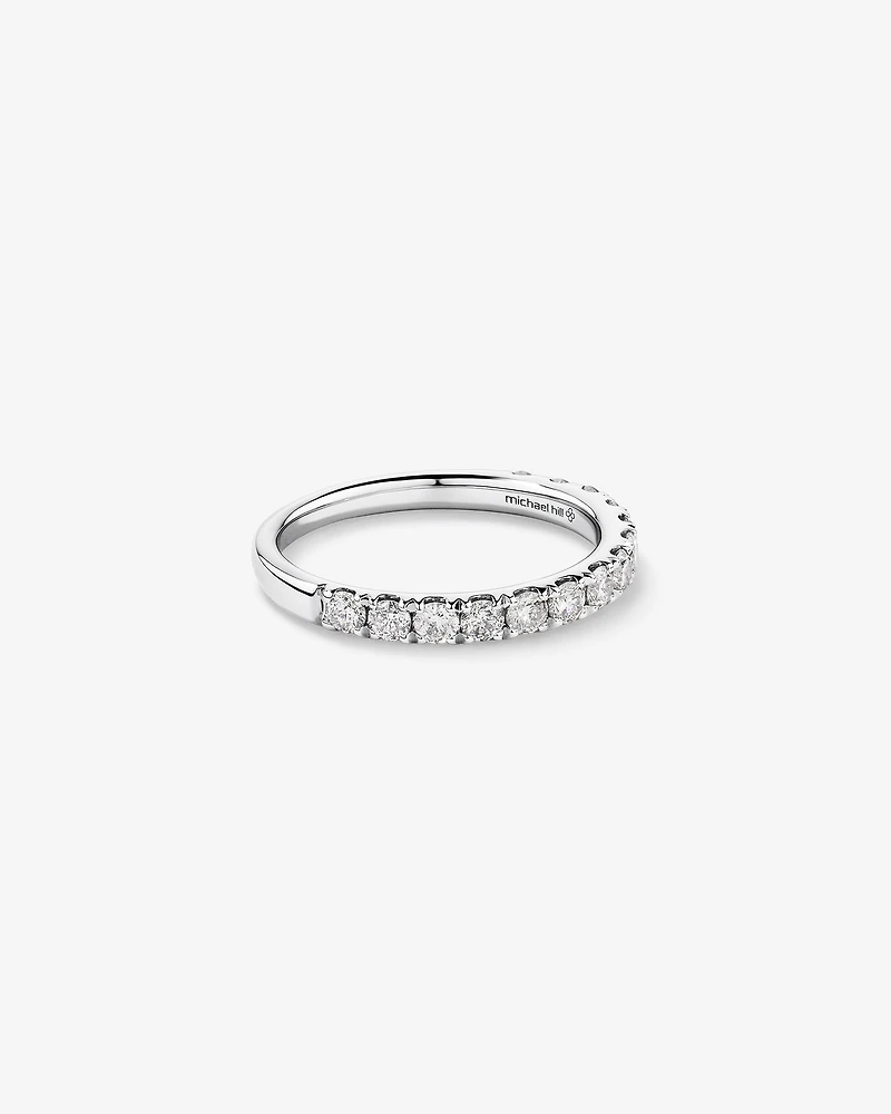 Evermore Wedding Band with 0.75 Carat TW Diamonds in 14kt White Gold