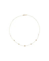 45cm (18") Bead Cable Chain in 10kt Yellow Gold