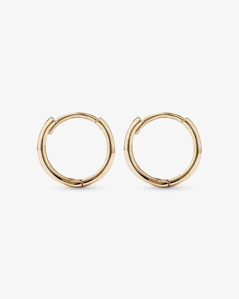 Mini Hoop Earrings in 10kt Yellow Gold