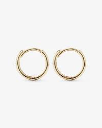 Mini Hoop Earrings in 10kt Yellow Gold