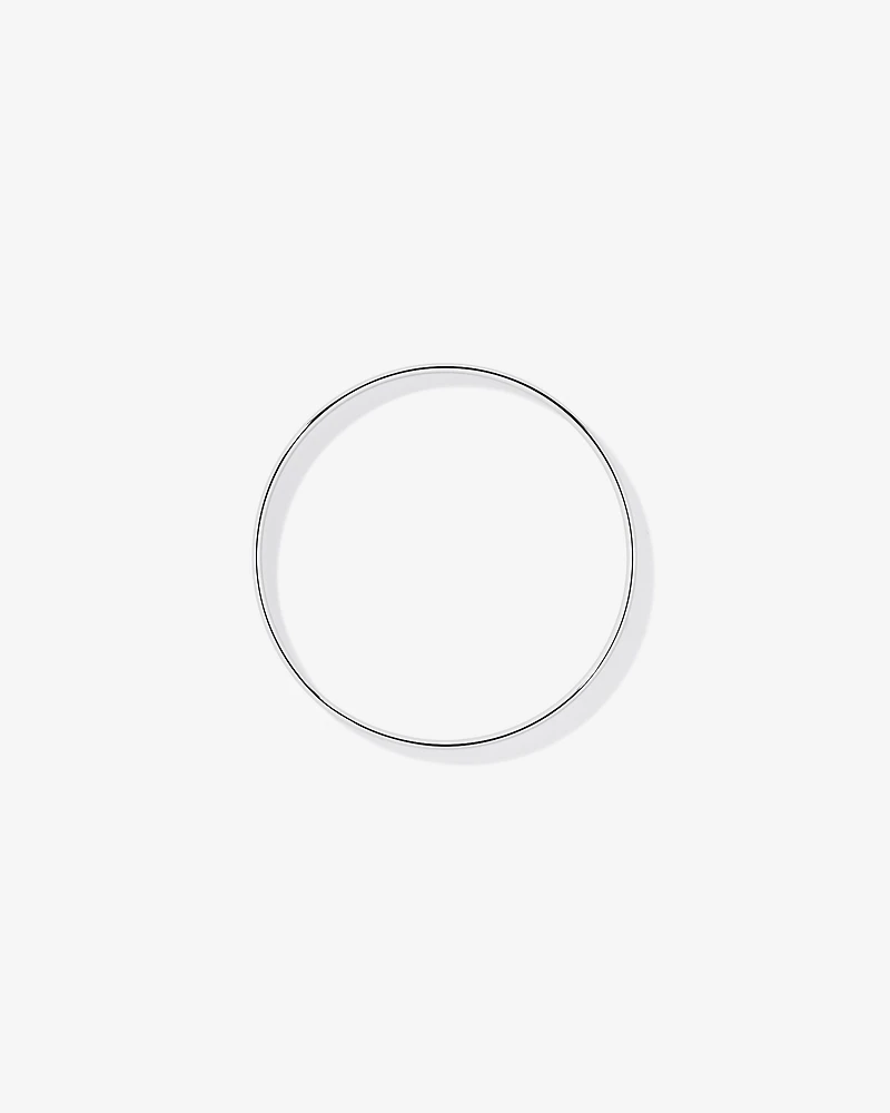 Jonc rond solide 65 mm (2,56") largeur 5,5 mm en argent sterling