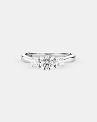Engagement Ring with 1 Carat TW of Diamonds in 14kt /White Gold