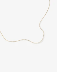 Collier de tennis en diamants gradués TW de 1,00 carat en or jaune 10 carats