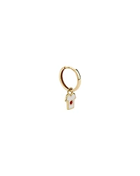 Japan Jersey Earring Charm in 18Kt Vermeil