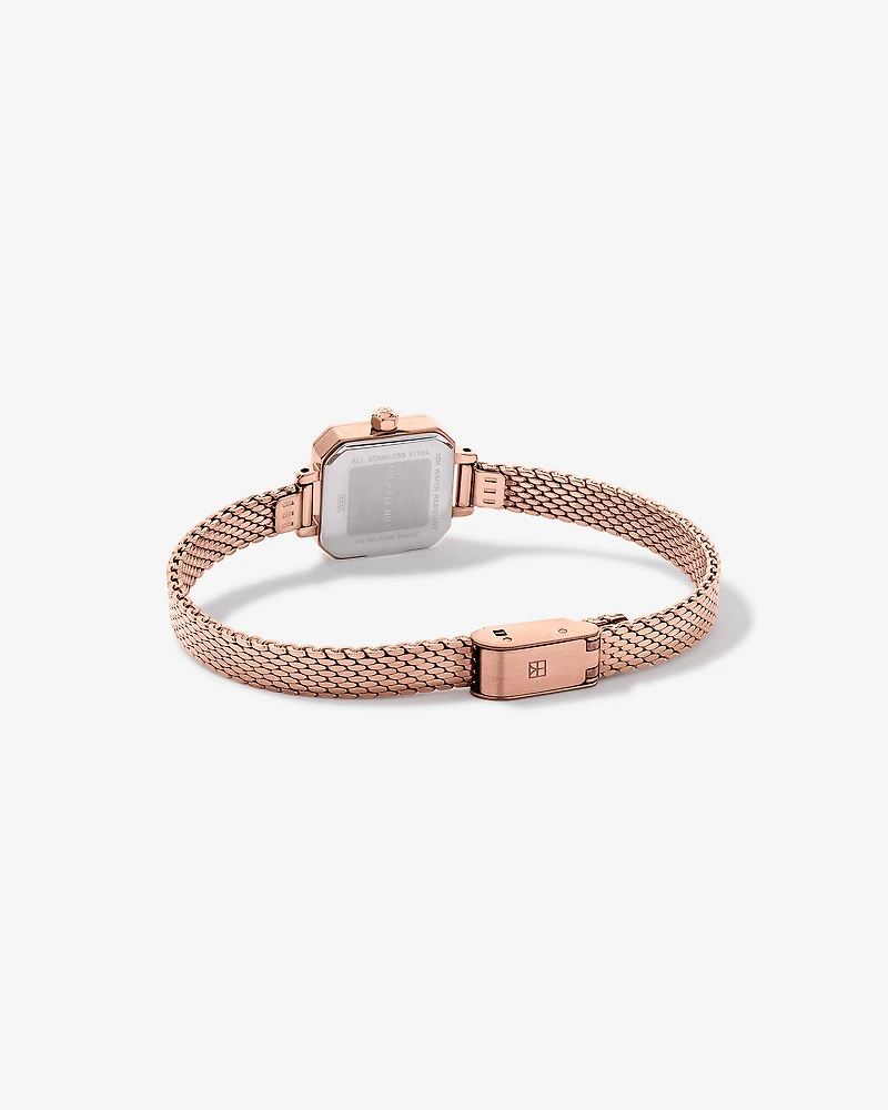 Women's 17mm Petite Watch in Rose-Toned Stainless Steel