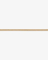 23cm (22") 4.2mm Width Semi Solid Diamond Cut Curb Bracelet in 10kt Yellow Gold