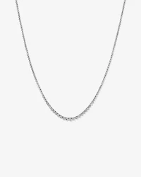 6.00 Carat TW Graduated Diamond RivieraTennis Necklace in 18kt Gold