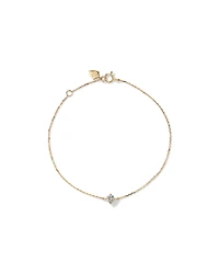 Bracelet with Aquamarine in 10kt Yellow Gold