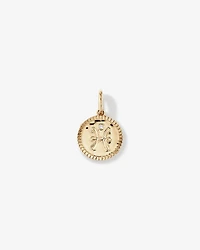 Diamond Accent Pisces Zodiac Pendant in 10kt Yellow Gold