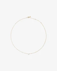 Necklace With 0.08 Carat TW Diamonds in 10kt Yellow Gold