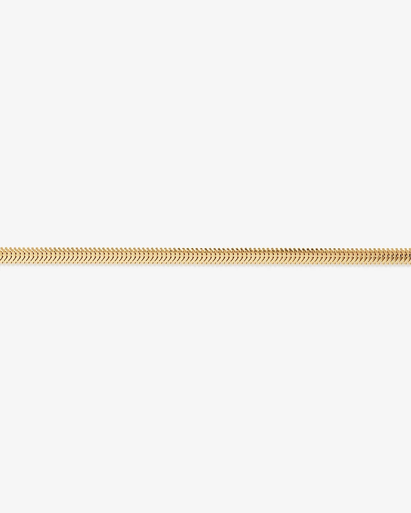 Fluid Chain Necklace in 18kt Gold Vermeil
