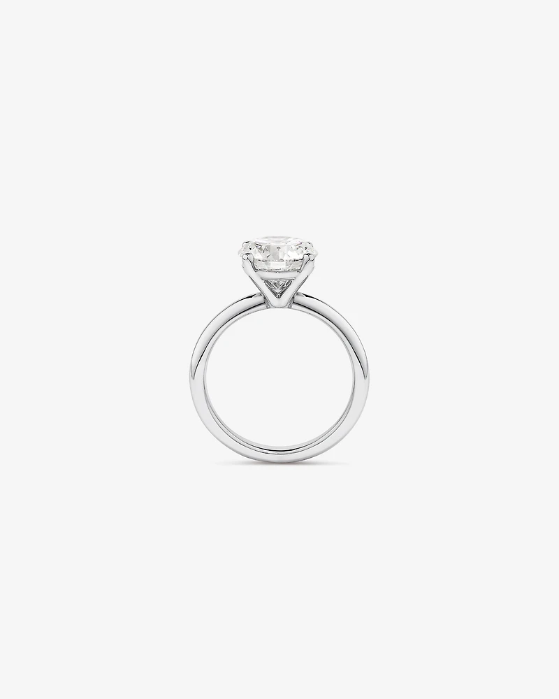 3.00 Carat TW Round Brilliant Laboratory-Grown Diamond Solitaire Engagement Ring in Platinum