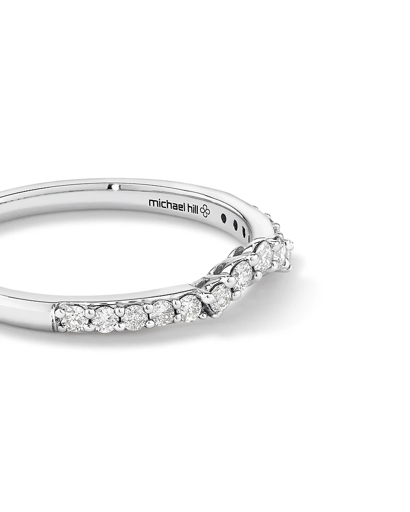 Wedding Ring with 0.25 Carat TW of Diamonds in 14kt White Gold