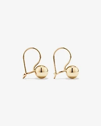 7mm Euroball Earrings 10kt Yellow Gold