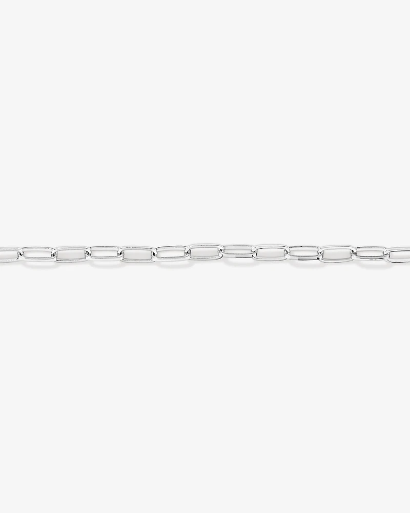 19cm (7.5") Paperclip Bracelet in Sterling Silver