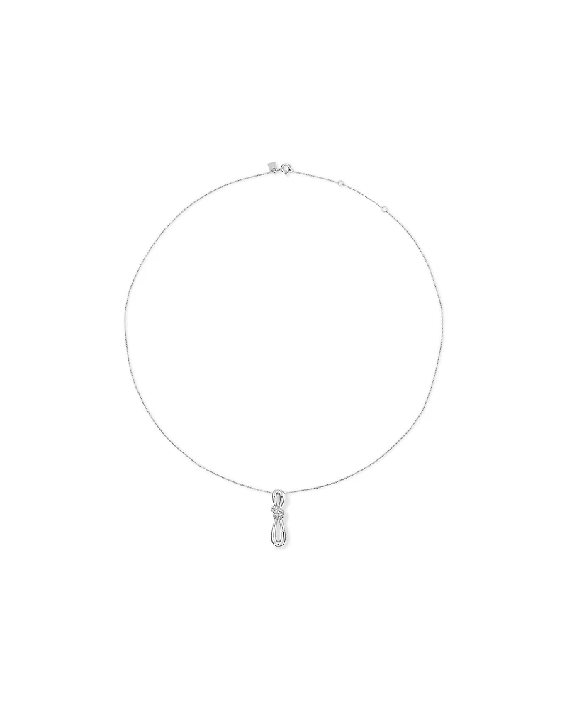 Pendentif TW Diamond Knots 0,15 carat en argent sterling