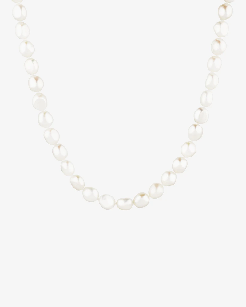 Baroque Pearl Necklace in 10kt Yellow Gold