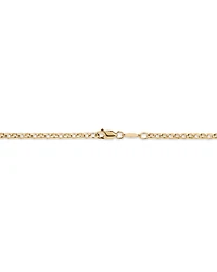 60cm (24") Oval Belcher Chain in 10kt Yellow Gold