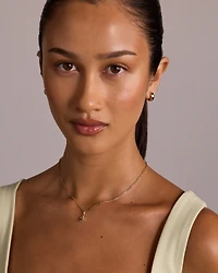 Ghost Pendant with Diamond Accent in 10kt Yellow Gold