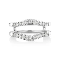 Evermore Ring Enhancer with 0.50 Carat TW of Diamonds in 14kt White Gold