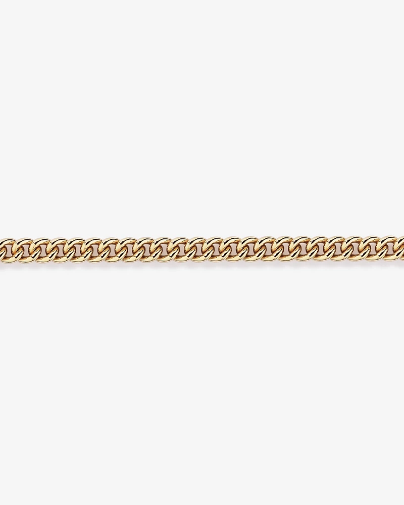 50cm (20") ronde gourmette chaîne en 18ct Vermeil