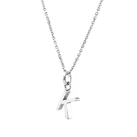 "K" Initial Pendant in Sterling Silver