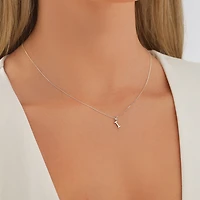 Pendentif à initiale « I » en argent sterling