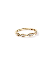 0.20TW Diamond Twist Wedding Band 14kt Yellow Gold
