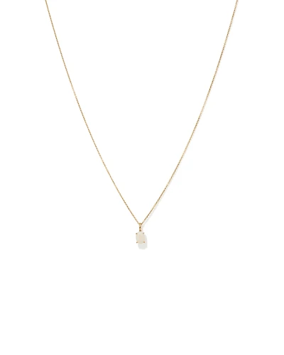 Australian Opal Pendant with Chain in 10kt Yellow Gold