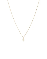 Australian Opal Pendant with Chain in 10kt Yellow Gold