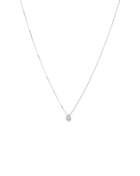 0.23 Carat TW Pear Diamond Halo Pendant in 10kt White Gold