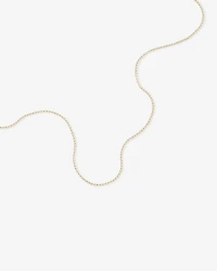 Chaîne gourmette fine de 50 cm (20 po) en or jaune 10 carats