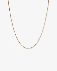 50cm (20") Hollow Belcher Chain in 10kt Yellow Gold