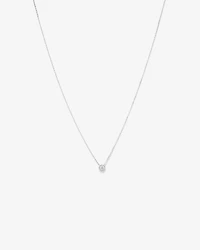 Pendentif halo rond de 0,22 carat TW en diamant en or blanc 10kt