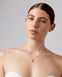 45cm (18") 2mm-2.5mm Width Adjustable Bead Necklace 10kt Yellow Gold