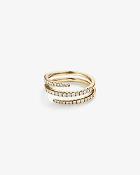 Spiral Ring with .50 carat TW of diamonds in 10kt yellow gold