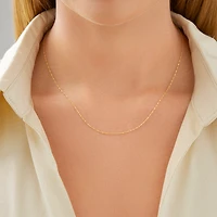 45cm (18") Singapore Chain in 10kt Yellow Gold