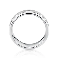 Men's Ring Grey Sapphire Tungsten