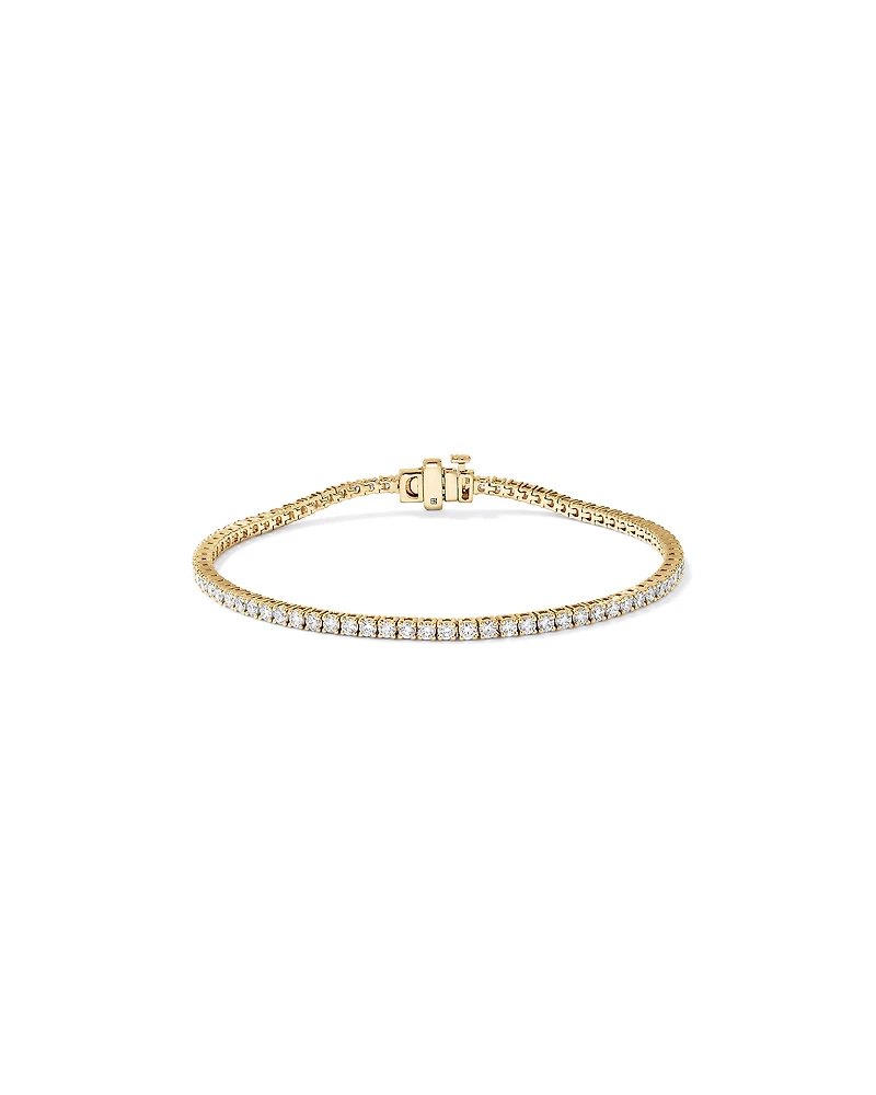 2.50TW Lab Diamond Tennis Bracelet in 10kt Yellow Gold