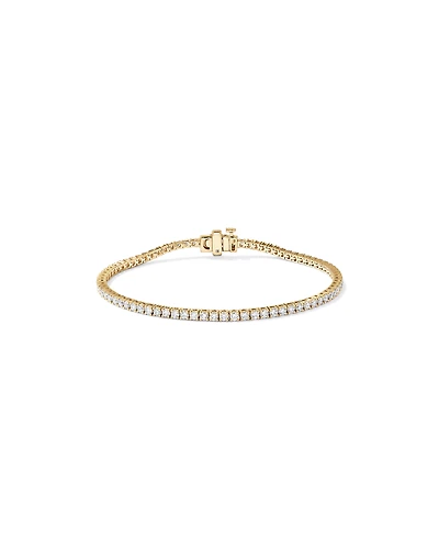 2.50TW Lab Diamond Tennis Bracelet in 10kt Yellow Gold
