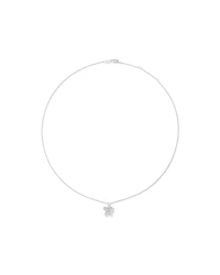 Cubic Zirconia Butterfly Pendant Necklace in Sterling Silver