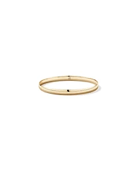 65mm (2.5") 5.7mm Width Solid Oval Bangle in 10kt Yellow Gold