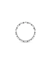 Signature Connect Curve Diamond Ring in Sterling Silver