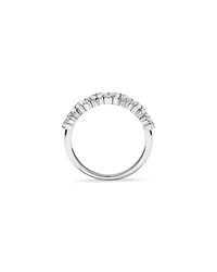 LAB. Pear and Round Brilliant Ring with 1.05 Carat TW of Laboratory-Grown Diamonds in 10kt White Gold