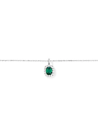 Création de la bague halo en diamant TW en laboratoire d’émeraude et de 0,50 carats en or blanc 10 carats