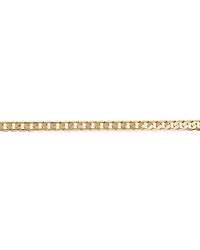 23cm (22") 6mm-6.5mm Width Curb Bracelet in 10kt Yellow Gold