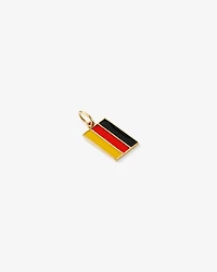 Germany Flag Pendant in 18Kt Vermeil