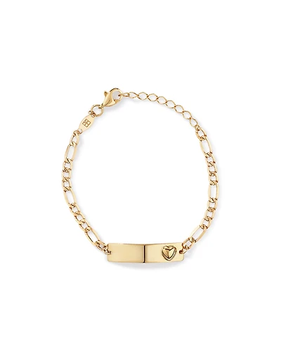 Children's Engravable ID Bracelet in 10kt Yellow Gold